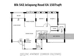 Blk 542 Jelapang Road (Bukit Panjang), HDB Executive #265058601